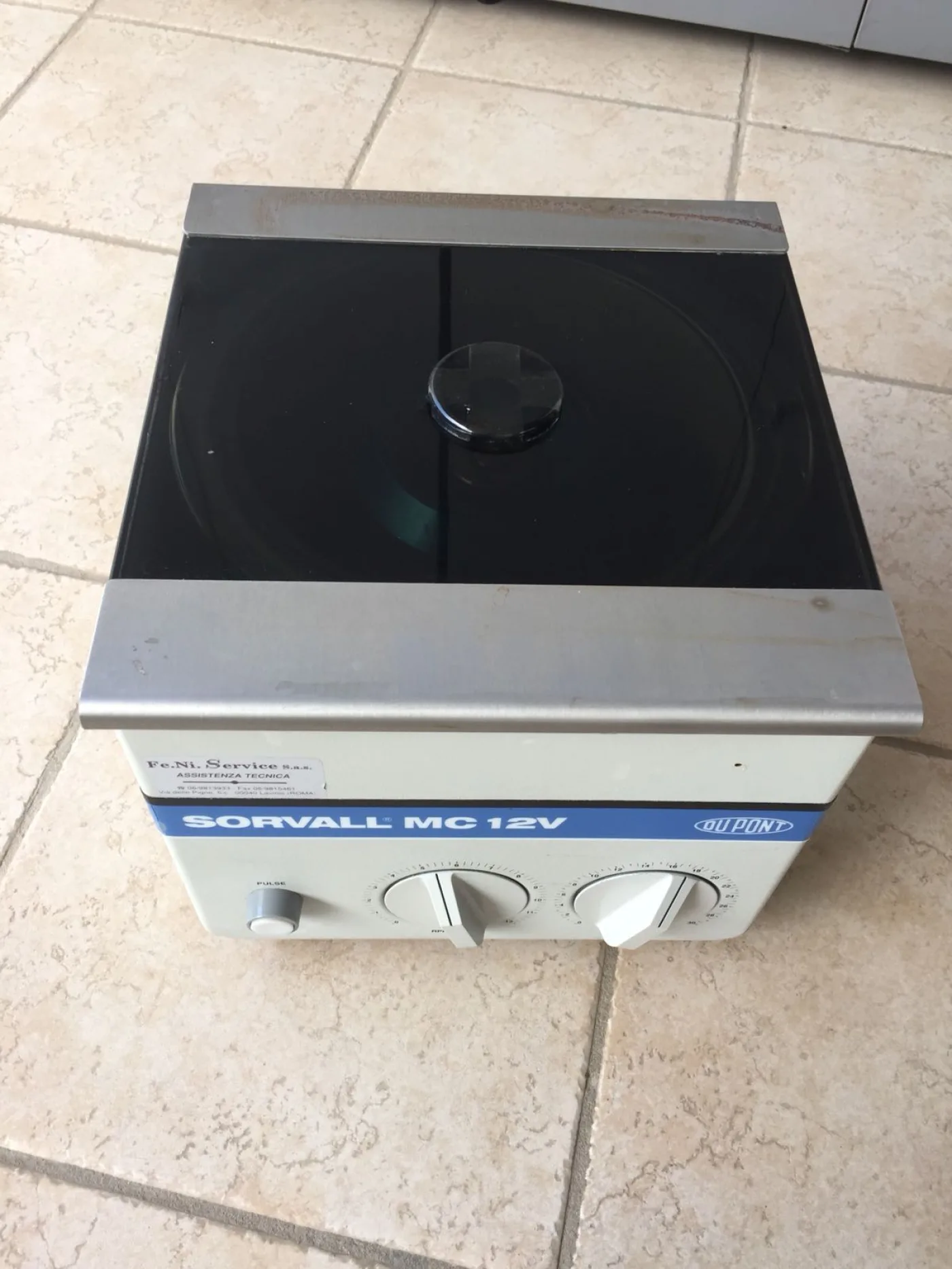 MICROCENTRIFUGA DA BANCO – SORVALL MC 12V - 2