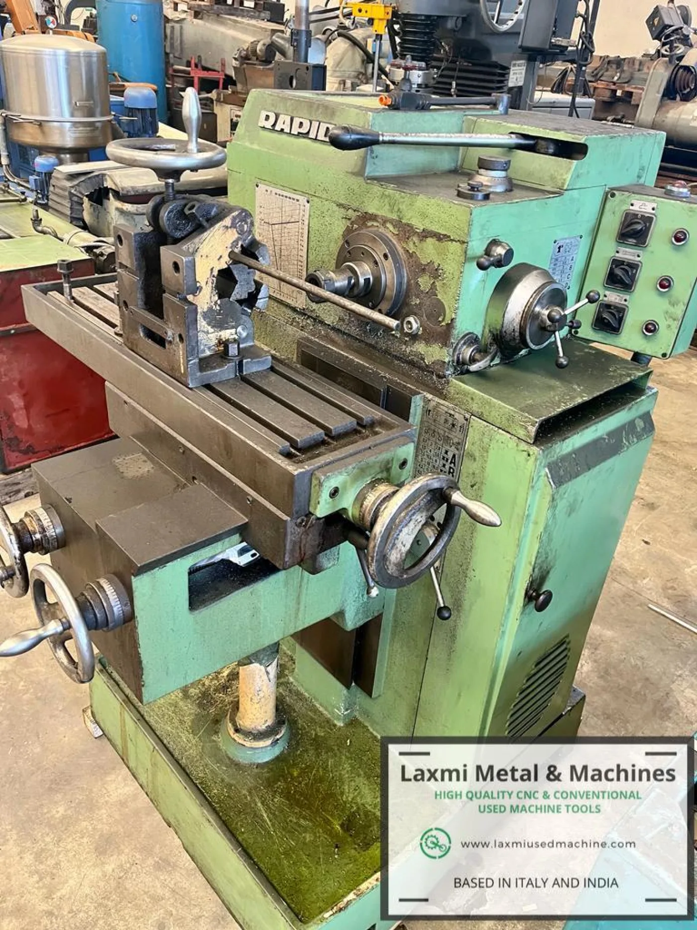 KEY-WAY MILLING MACHINE, RAPID - 200 NK - Laxmi Metal & Machines, Rohtak - 4