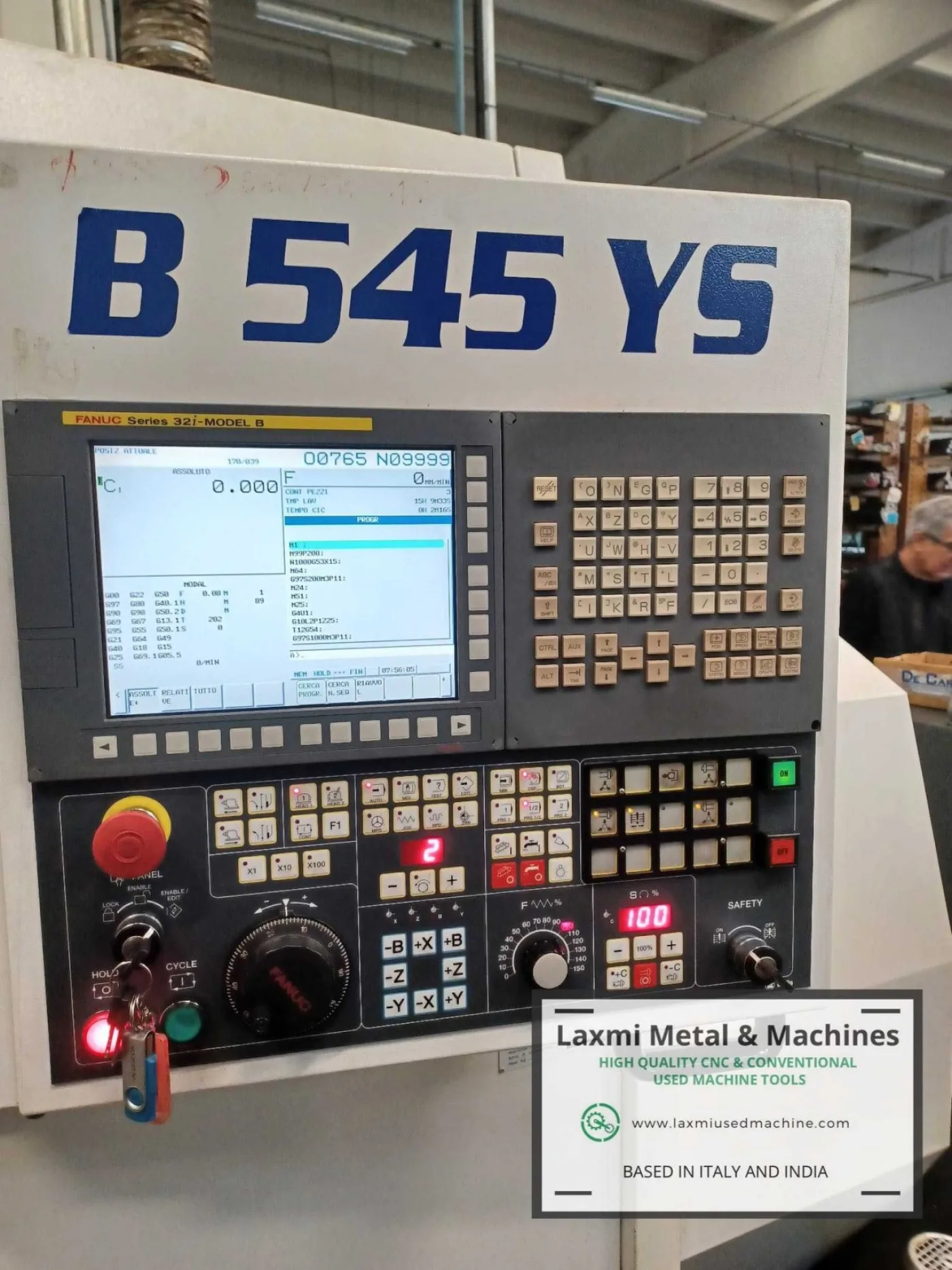 CNC LATHE, BIGLIA - B545YS - Laxmi Metal & Machines, Rohtak - 4