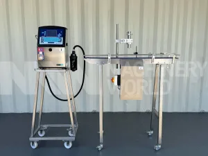 Videojet 1220 Continuous Ink Jet Coder with Out Feed Conveyor