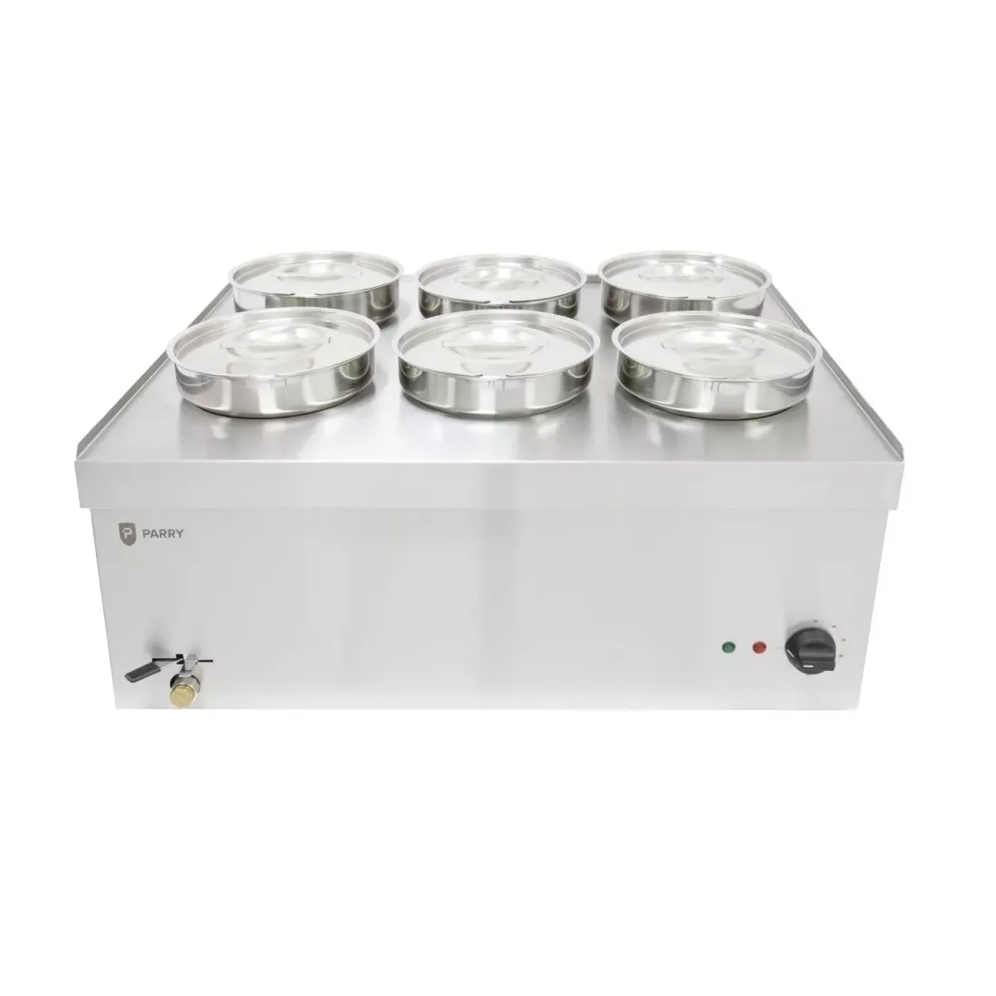 Parry 6 Pot Bain Marie NPWB6 - islandcatering - 6