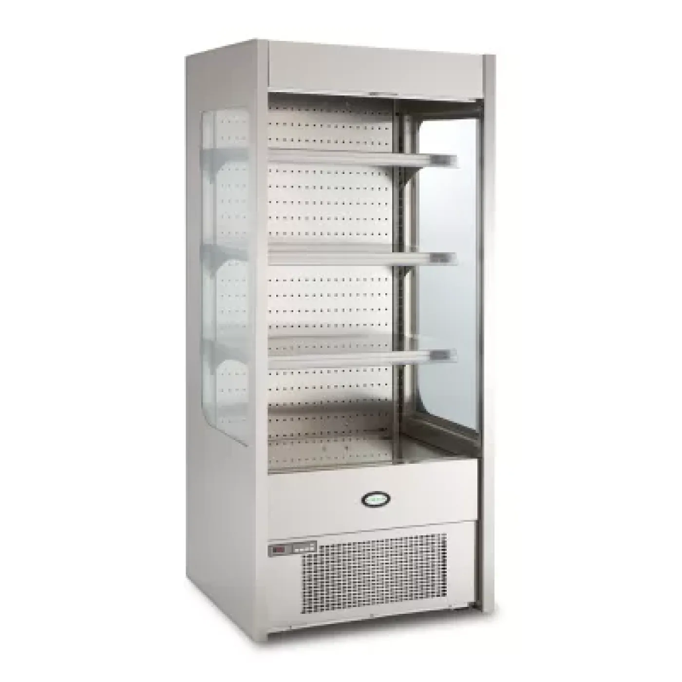 Foster FMSLIM900NG/18-148 Slimline Multideck with Nightblind and Glass End Panels 900mm - islandcatering - 1