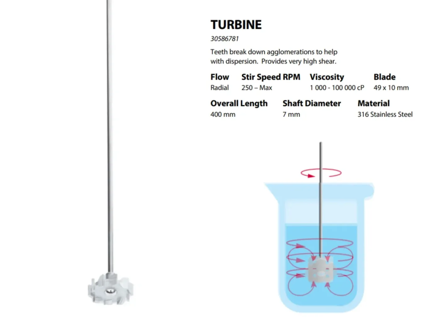 Ohaus Stirrer Shafts - 2