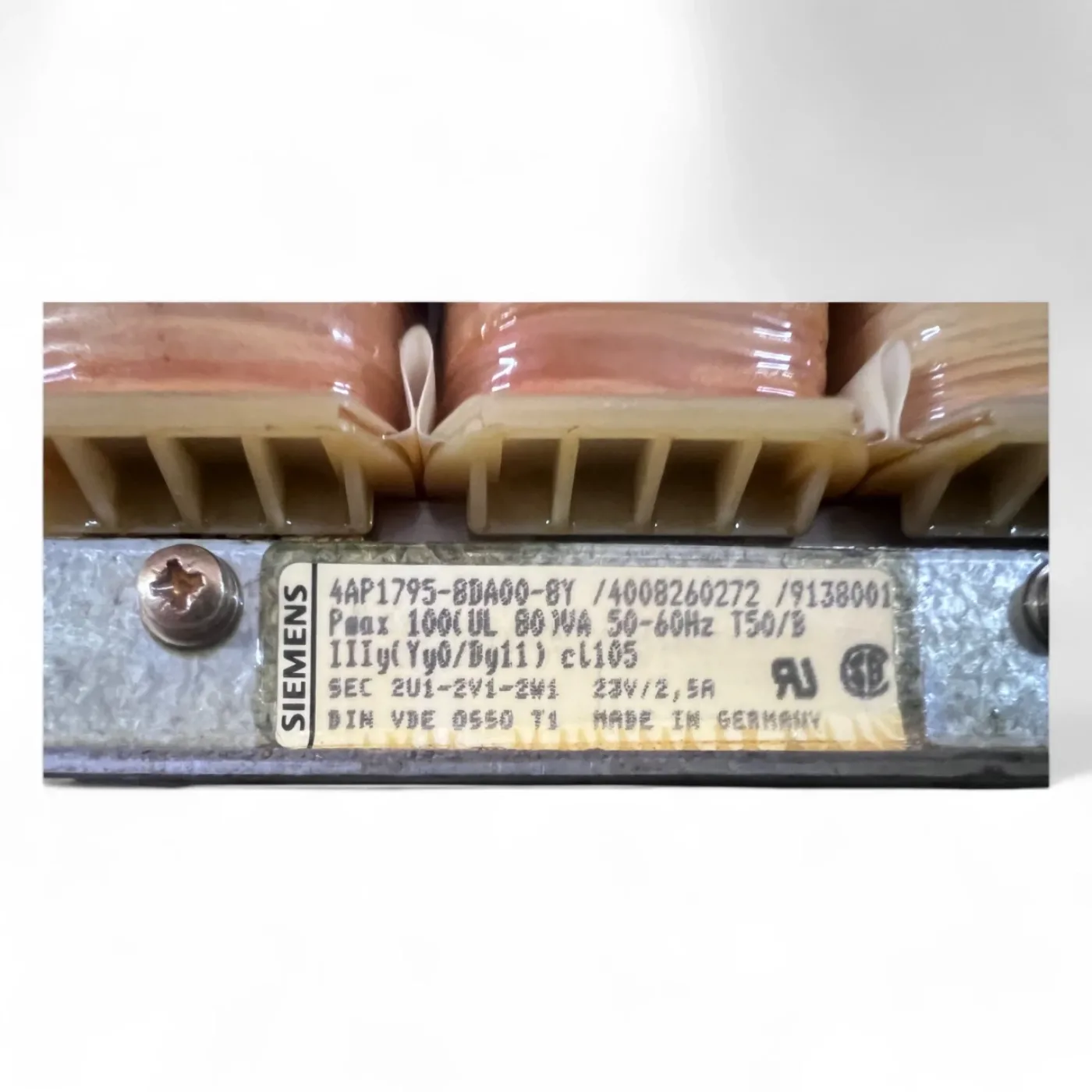 Siemens Transformator Art.-Nr. 4AP1795-8DA00-8Y Power Supply - 8