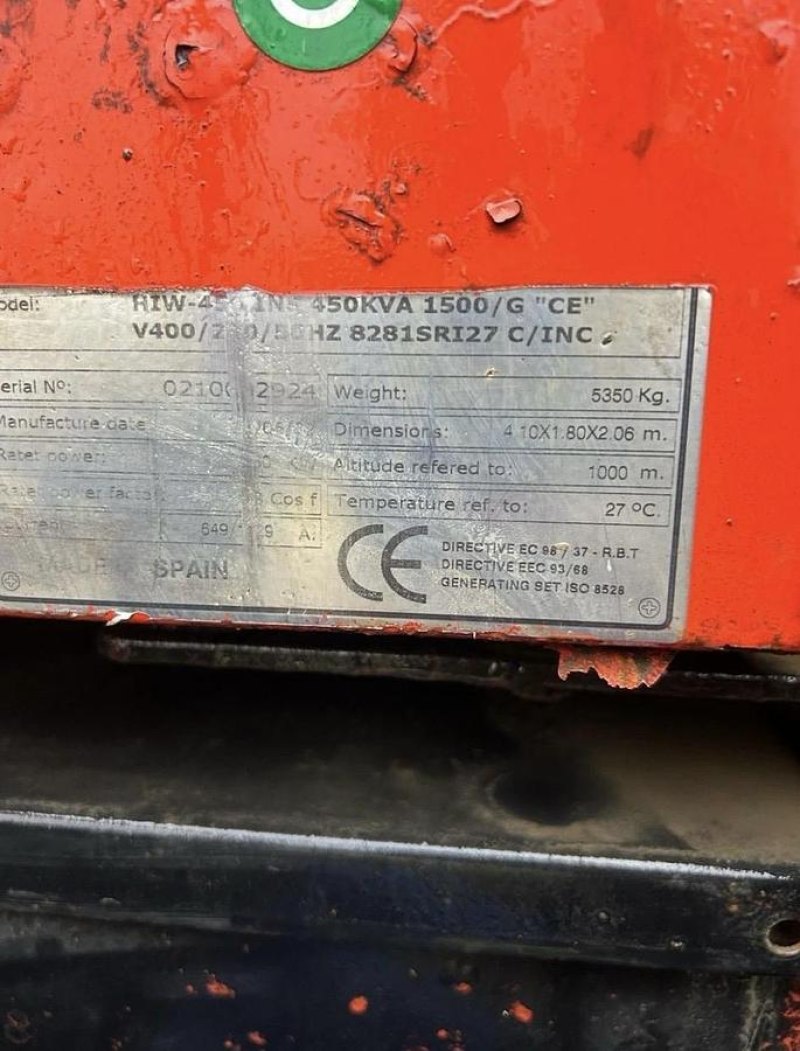 MacGen Power Generation Ltd Generator