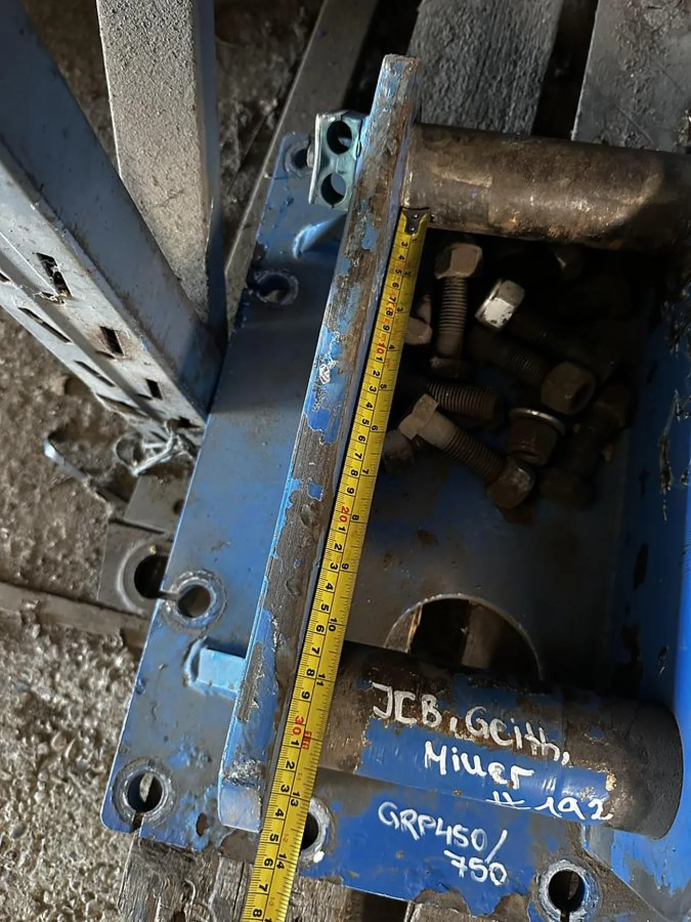 BIG Anschraubplatte mit JCB / Miller / Geith Aufnahme - 4