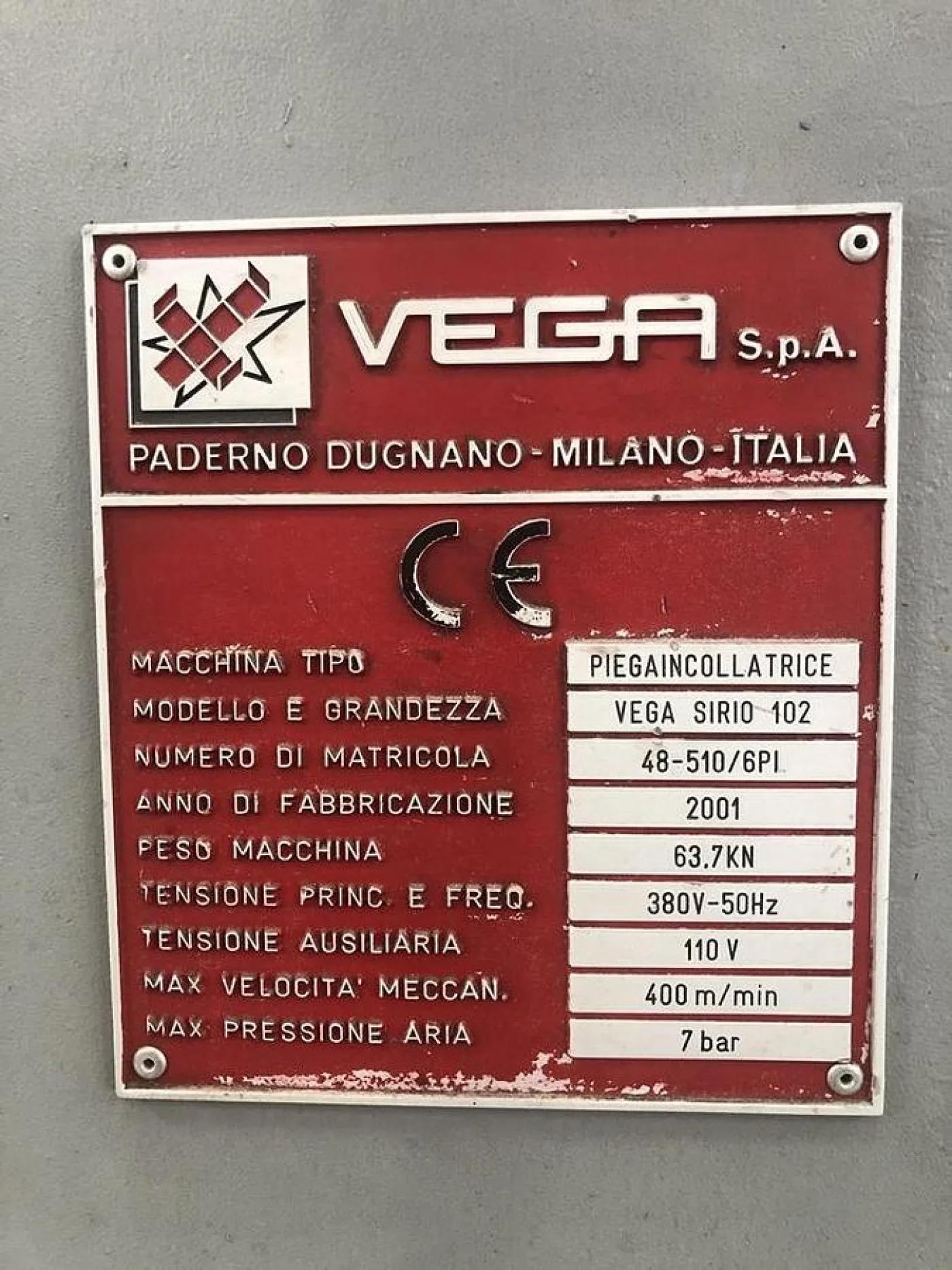 VEGA 102 SIRIO - 4