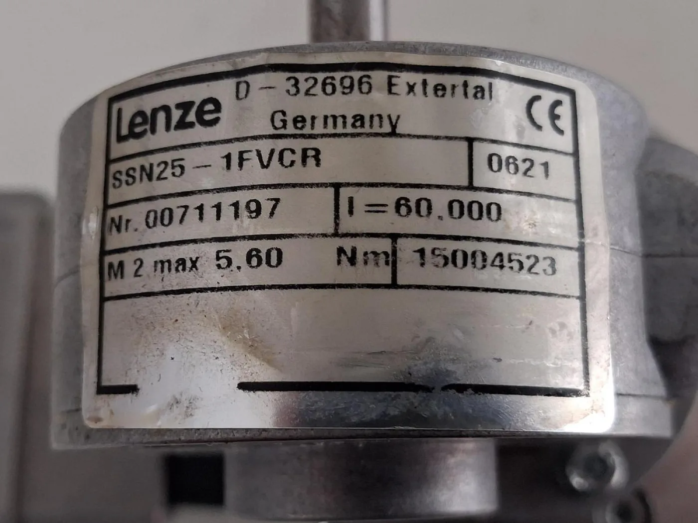 Lenze SSN25-1FVCR Getriebemotor mit Winkelgetriebe - 5