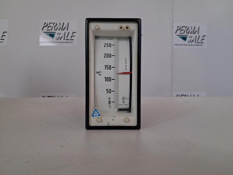 Camille Bauer Messspulinstrument 4–20 mA Temperaturanzeige 0–250 °C