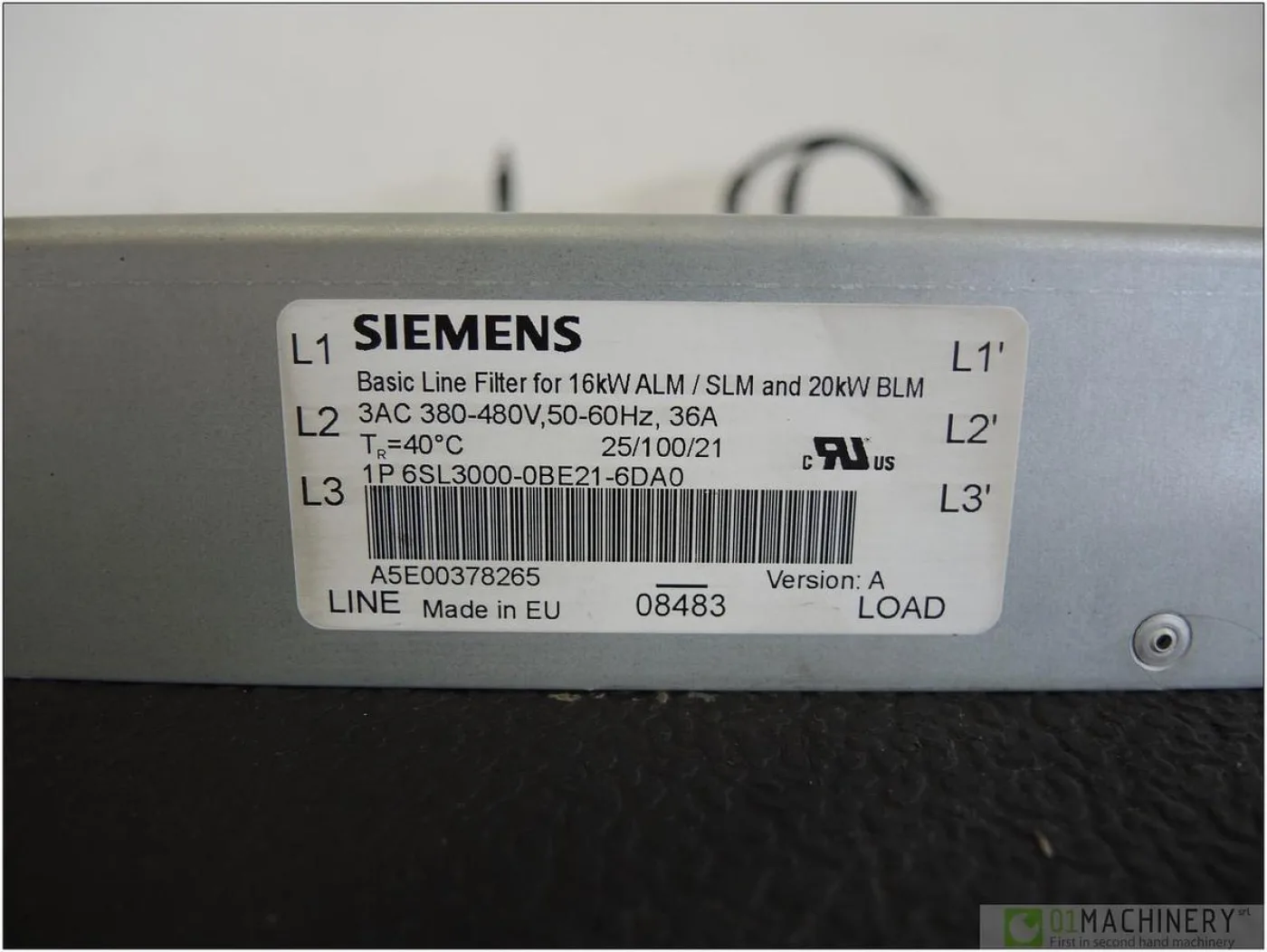 2009 SIEMENS 6LS3000-0BE21-6DA0 AI2535 - 2