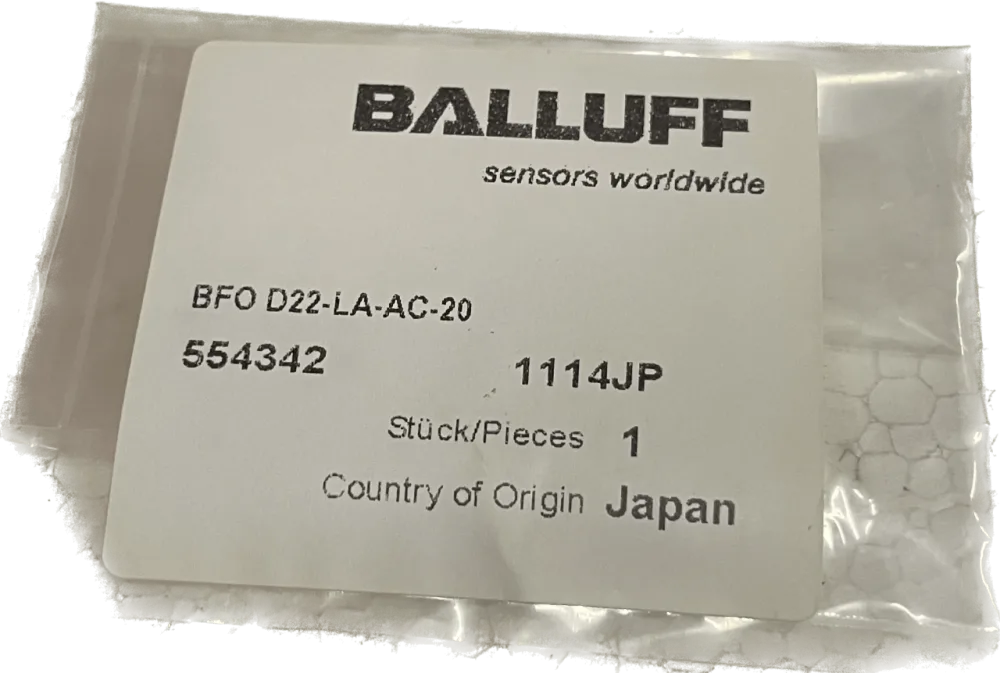 BALLUFF BFO D22-LA-AC-20