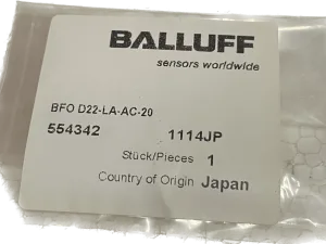 BALLUFF BFO D22-LA-AC-20