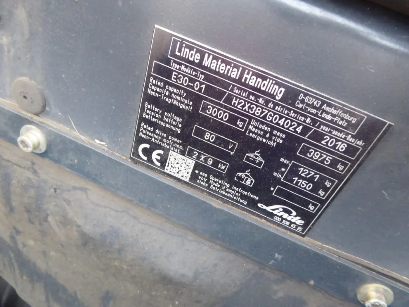 Linde E30-01 - 4