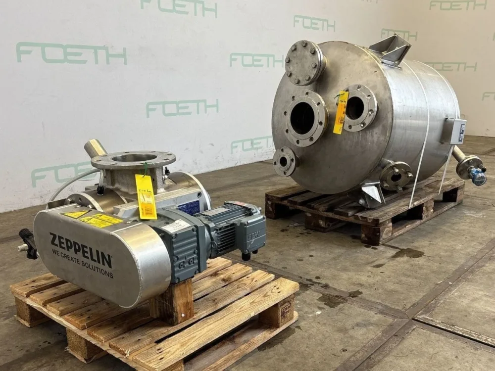 Zeppelin HDS 200/5 SS/SS/AC with silo - Rotating valve