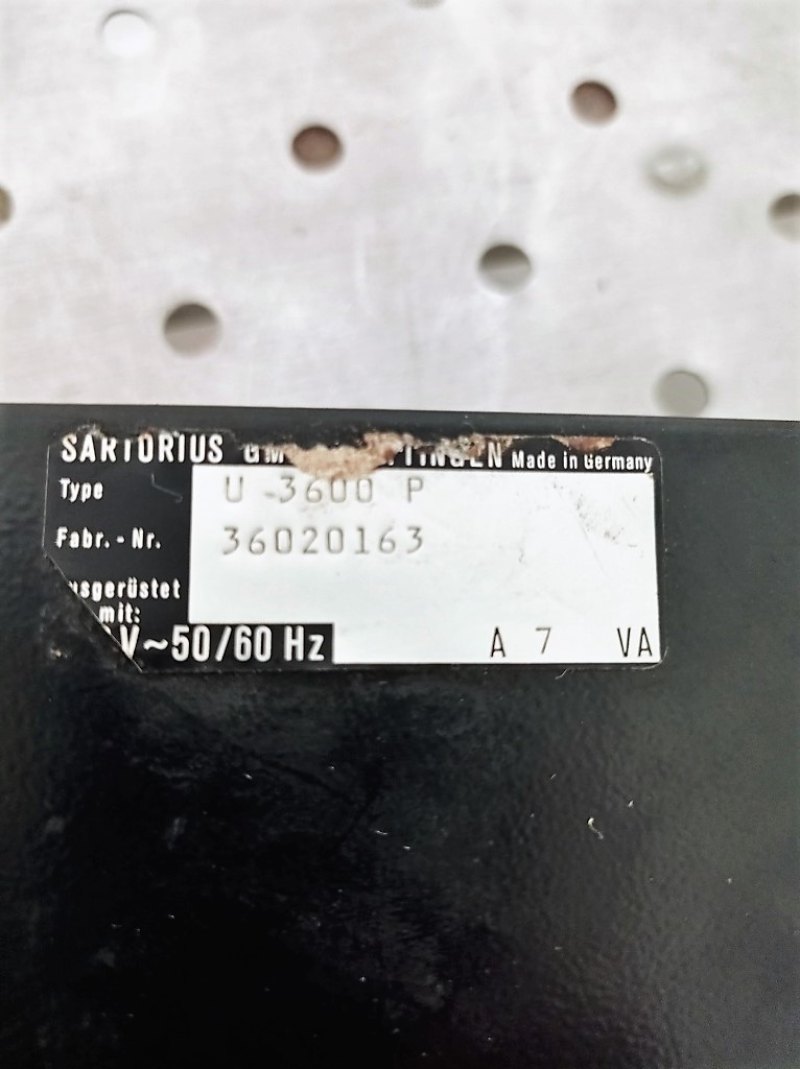 BILANCIA SARTORIUS – MODELLO U3600P