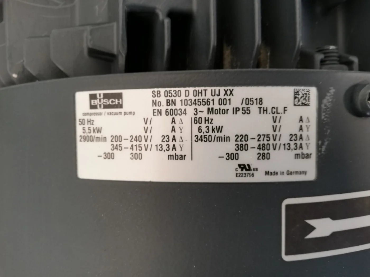 Busch SB 0530 D - Vacuum pump - 1