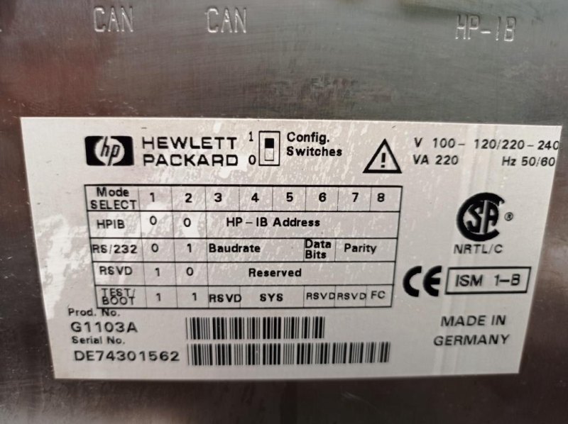 SPETTROFOTOMETRO – HP – MOD. AGILENT 8453