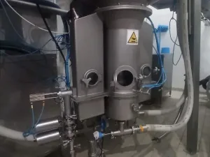 USED STAINLESS STEEL 316 22-36 KG-H SPRAY DRYER