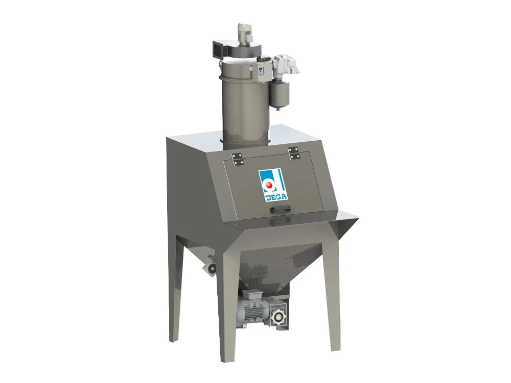 Dust-free feeding station