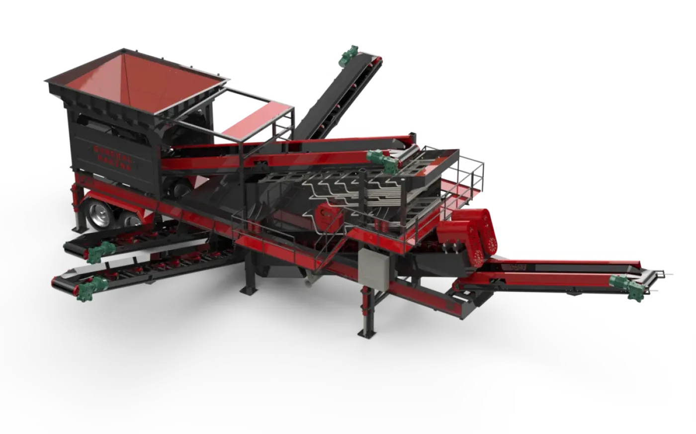 GNR YM1650 — Mobile Washing & Screening Plant (top model) - 9