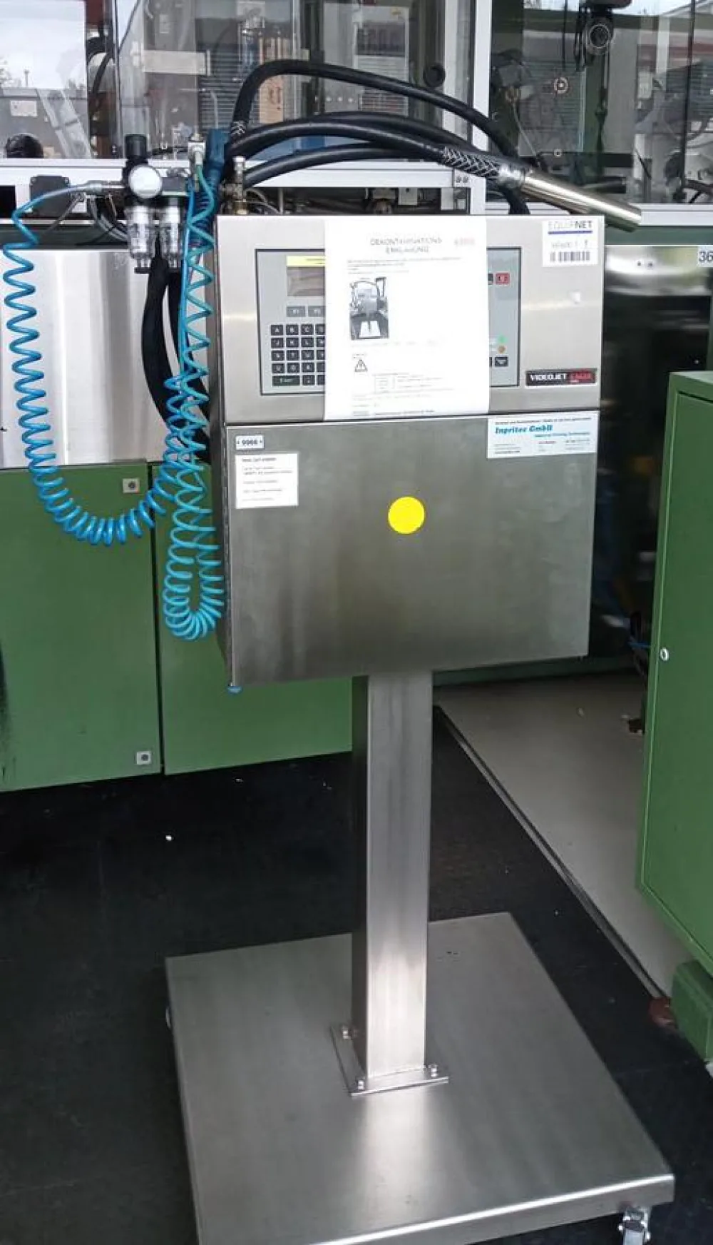 VideoJet Excel Serie 1000 Tinten-Jet-Coder-Drucker mit Fahrgestell