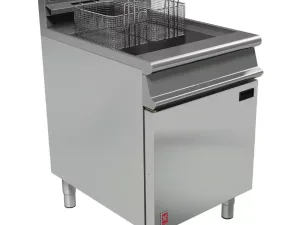 Falcon Dominator Single Tank Twin Basket Free Standing Natural Gas Fryer G3860 - islandcatering