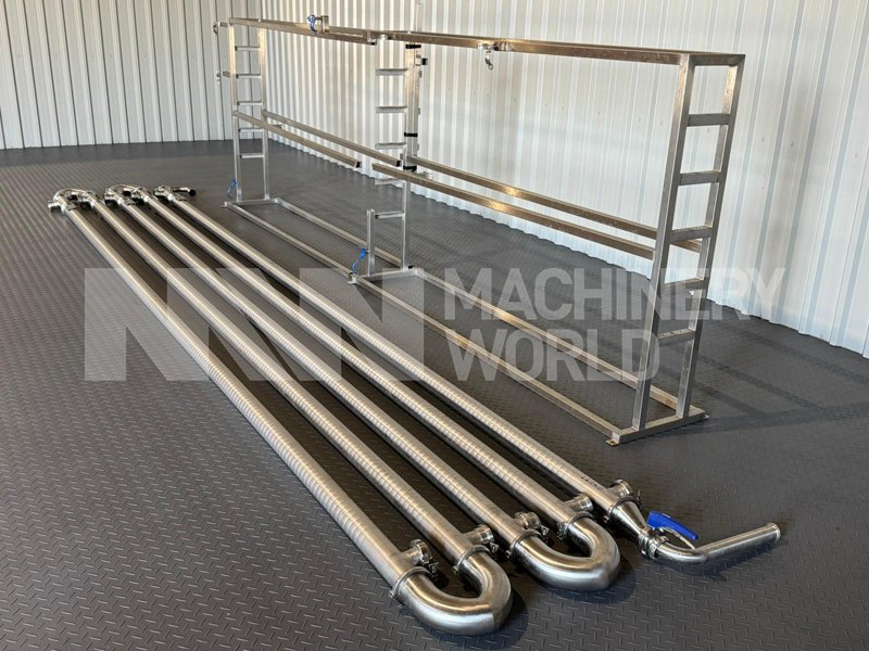 MBS MLW88 Corrugated Shell-In-Tube Tubular Heat Exchanger (Year 2020)