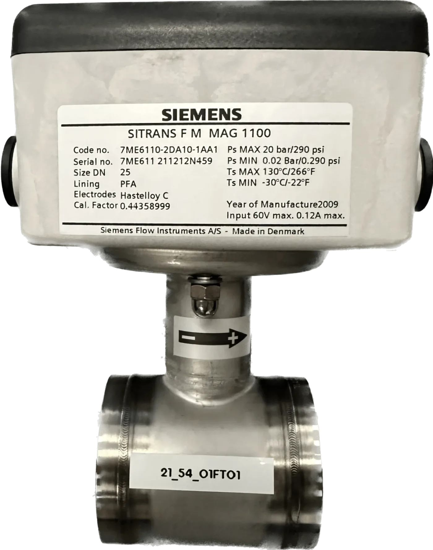 Siemens SITRANS FM MAG 1100 Durchflusssensor - 2