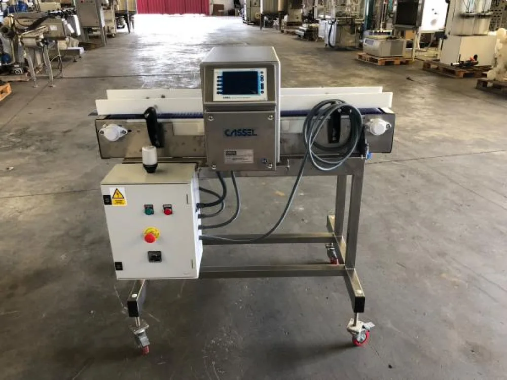 Detector de metales METAL SHARK en acero inoxidable NUEVO con ruedas