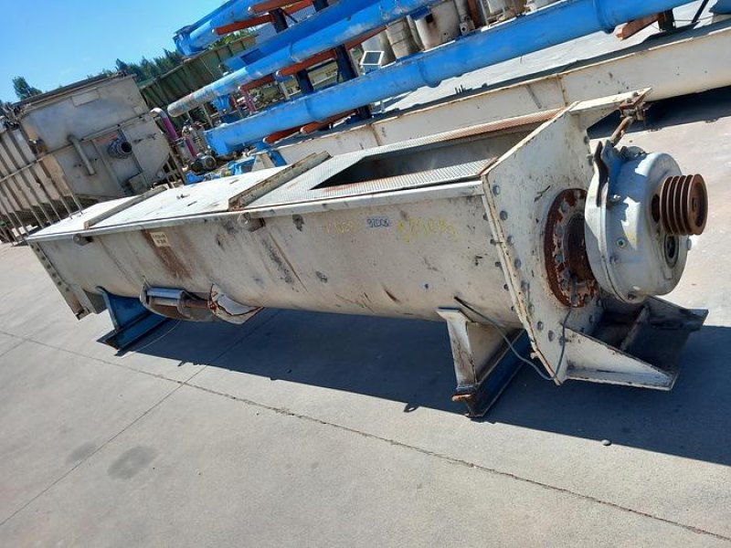 Transportador de rosca / sem-fim de inox com 6 mt