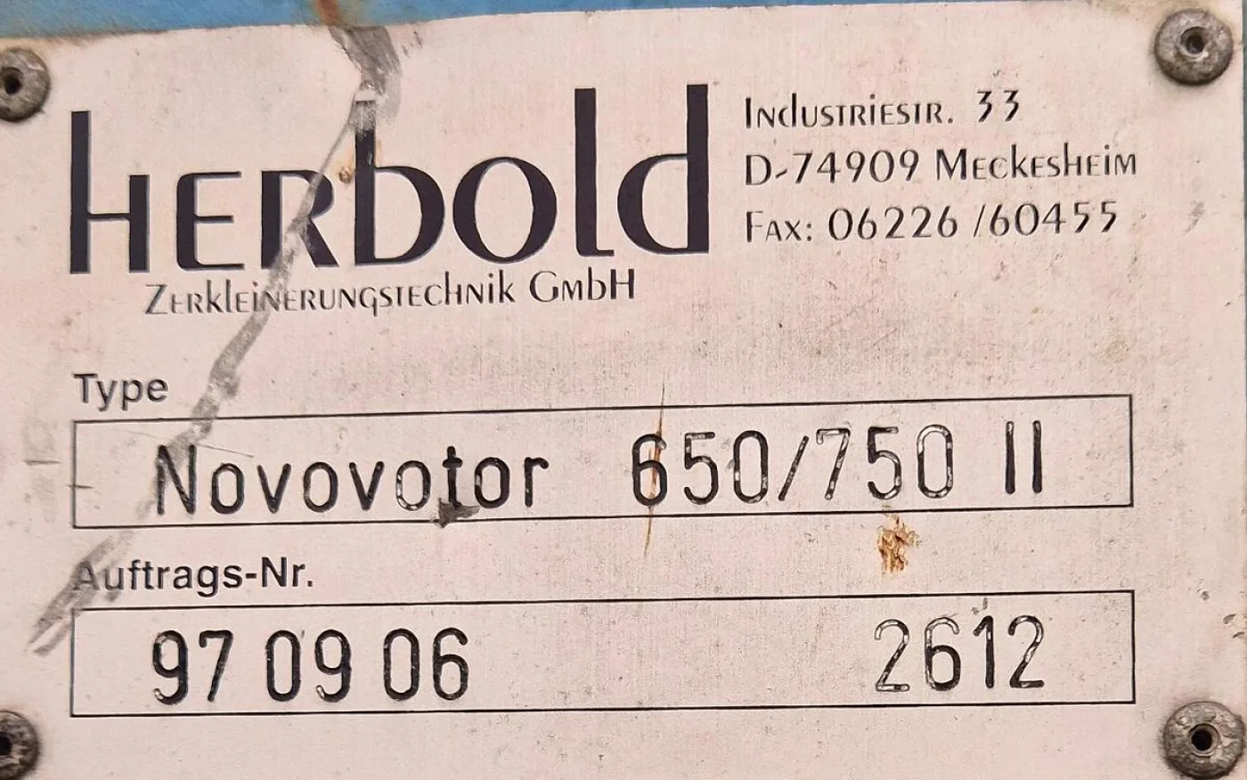 Herbold 650/750 Hammer Mill - 5