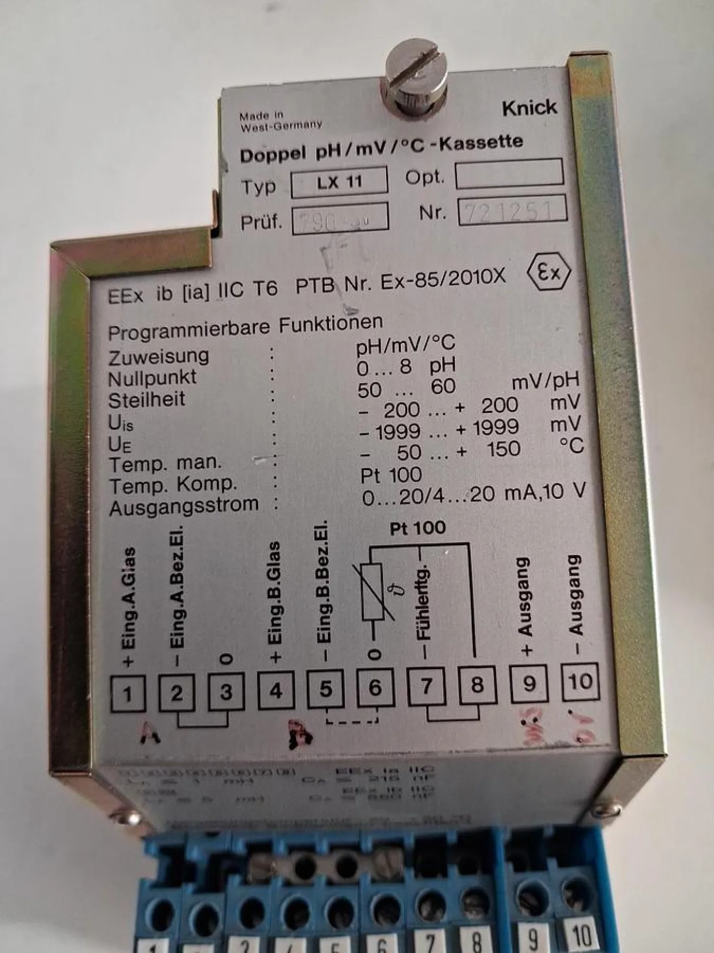Knick R15-1 Netz-/Alarm-Kassette - 3