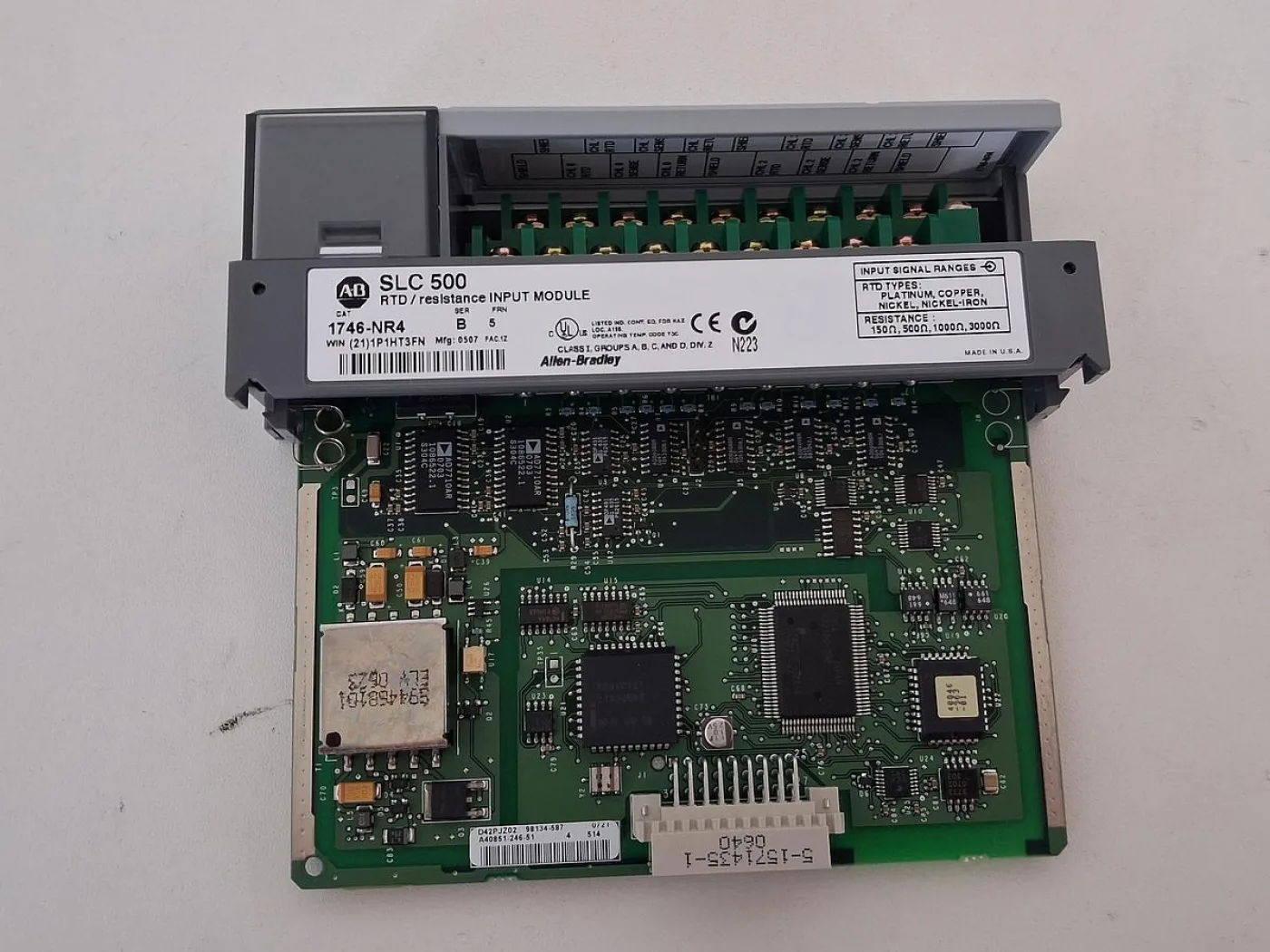 Allen-Bradley SLC 500 1746-NR4 RTD Resistance Input Module - 2