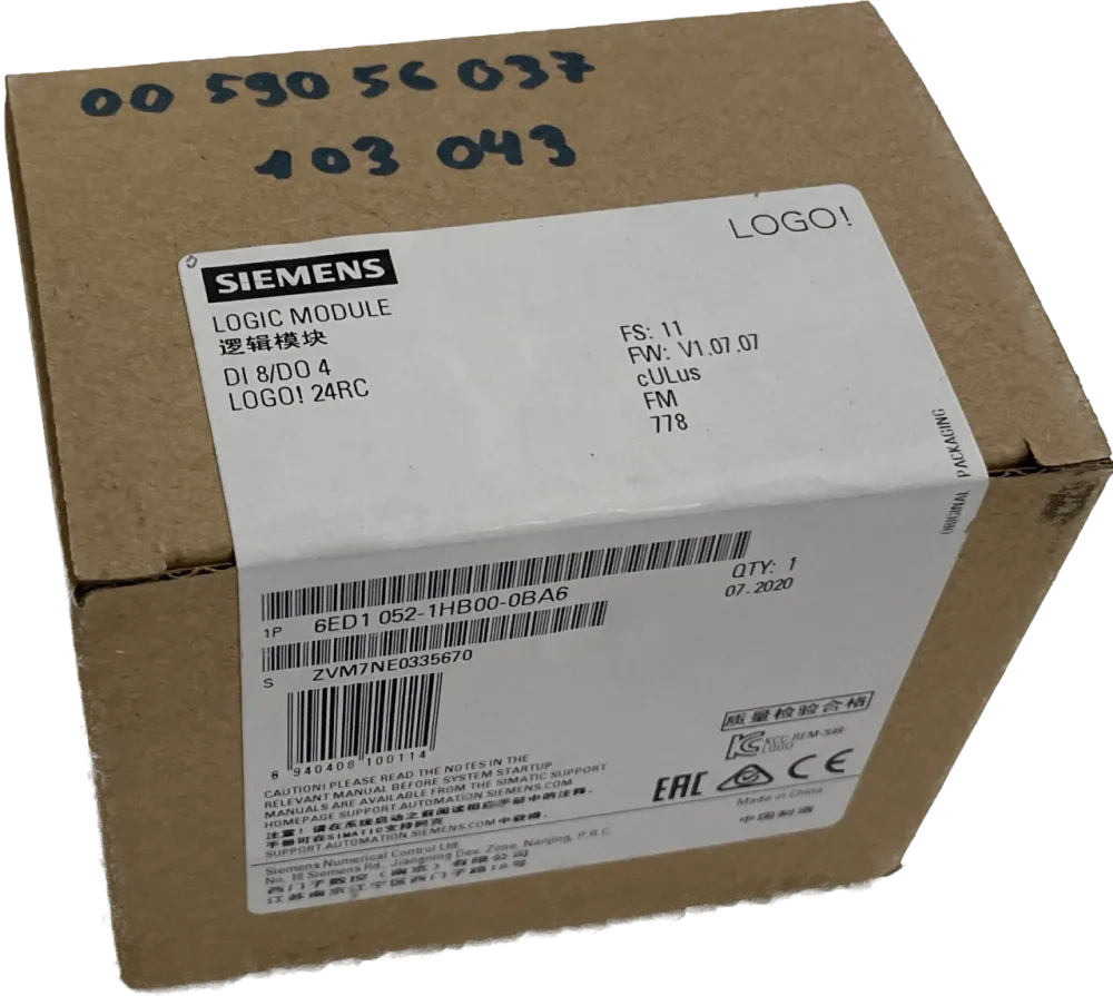 Siemens LOGO! 24RC, Logikmodul 6ED1052-1HB00-0BA6