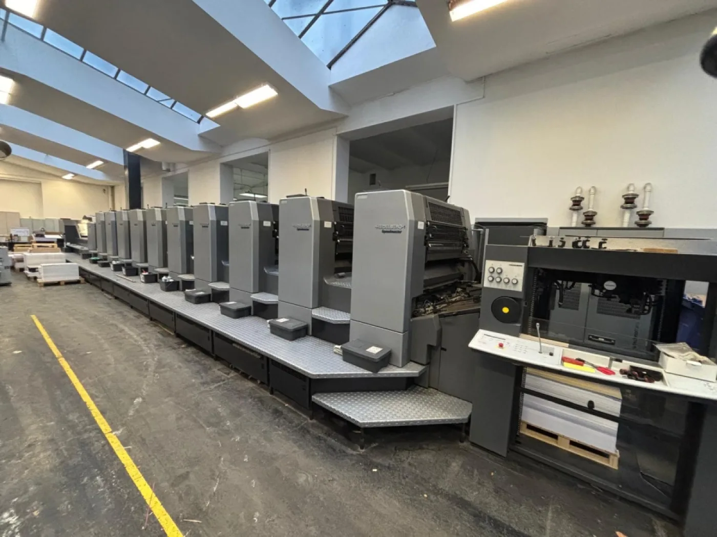 Heidelberg SM 102-10-P-L offset printing press - 2