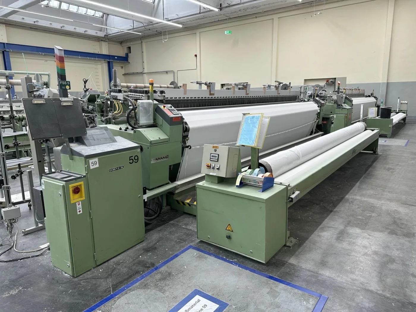 2x Dornier - AWSE 4/E Luftwebmaschine, ww 540 cm - 3