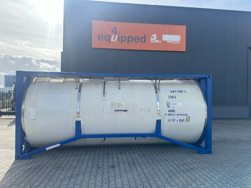 20FT ISO, 23.820L / 1-COMP. / IMO 1 / valid 5Y/CSC-inspection till 09/2028