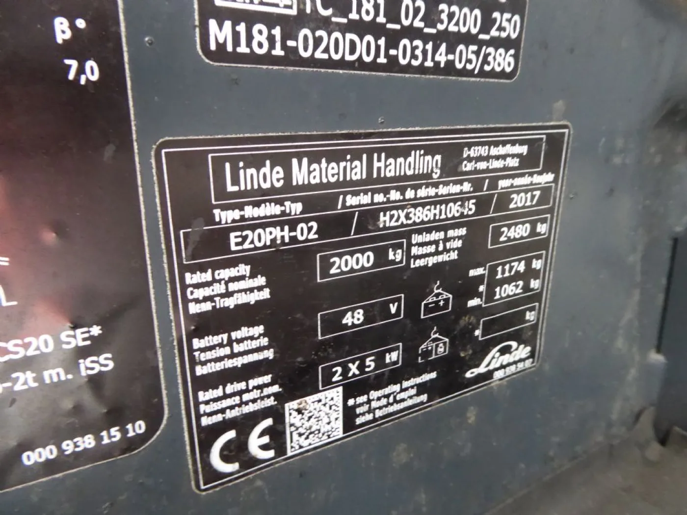 Linde E20PH-02 - 4
