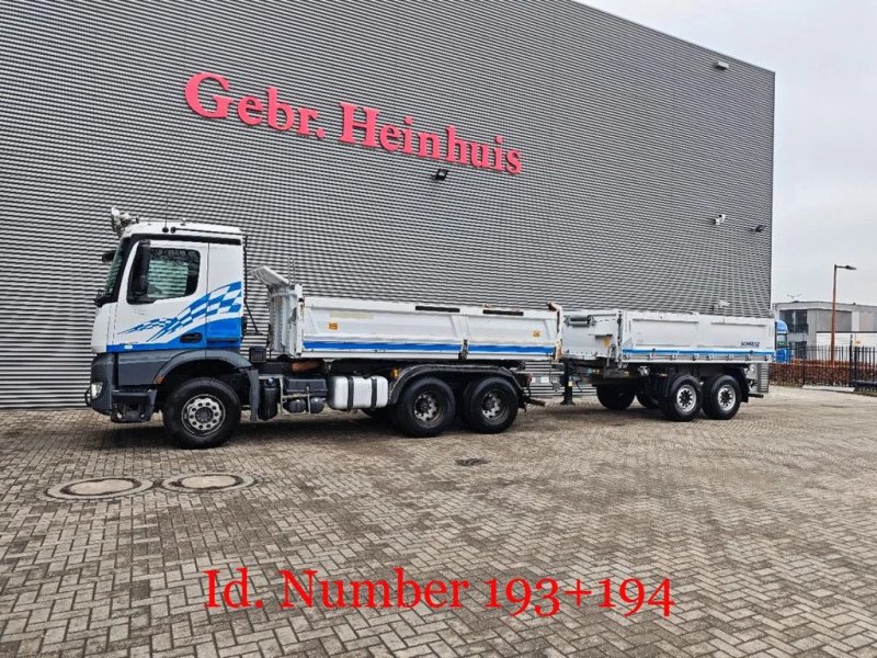 Mercedes-Benz Arocs 2642 6x4 Meiller 3 Seitenkipper + Schmitz Cargobull ZKI 3 Seitenkipper!