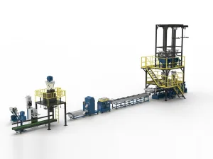 Water cooling strands pelletizing system
