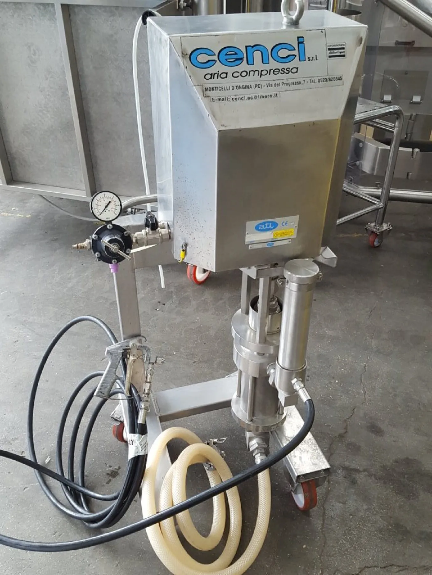 UNITÀ NEBULIZZATORE ARIA COMPRESSA ATI (CENCI) – MOD. VM2705 - 1