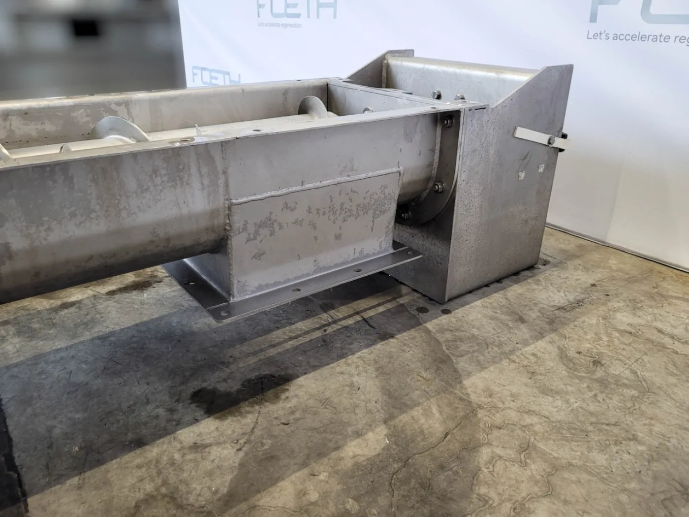 Ilchmann DTSF 2x 200x6.525 mm double screw - Horizontal screw conveyor - 3