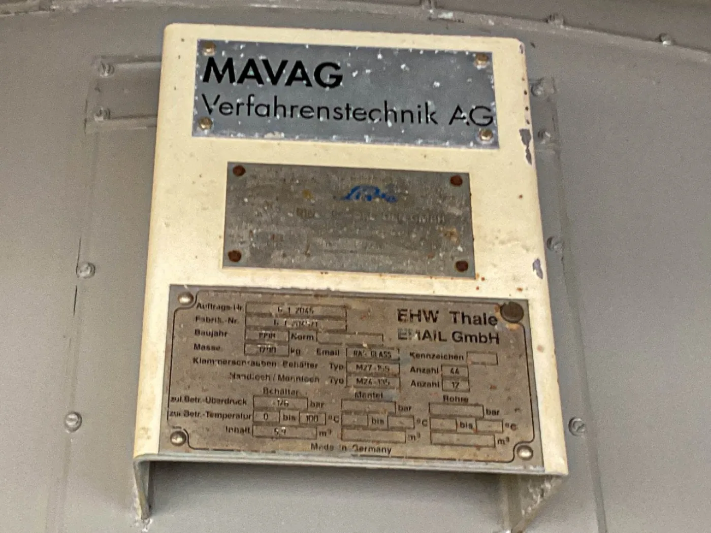 Mavag Altendorf Glass-lined / Hastelloy C-22 - Nutsche filter - 7