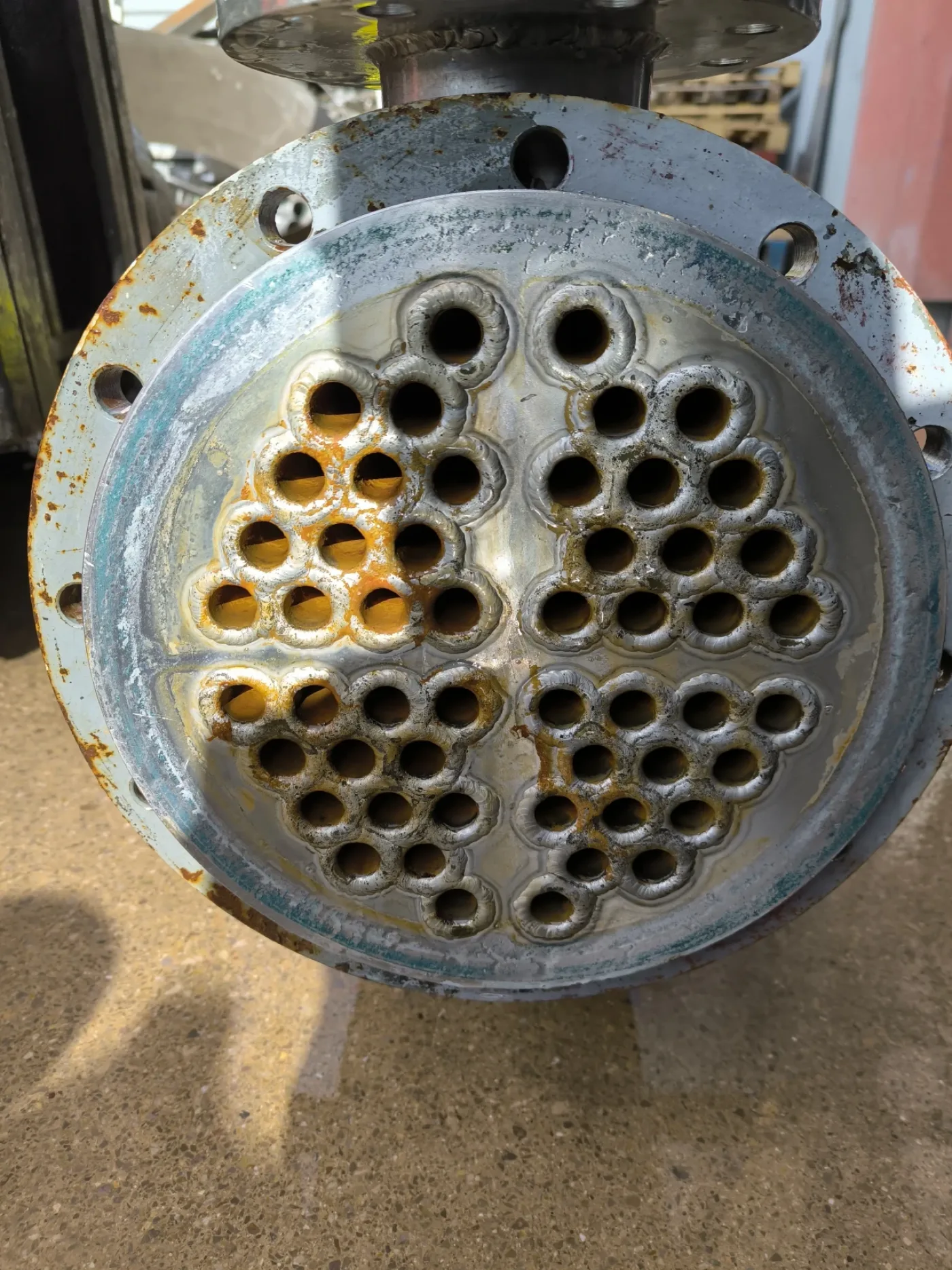STAINLESS STEEL TUBULAR HEAT EXCHANGER 5.5 M² - 4