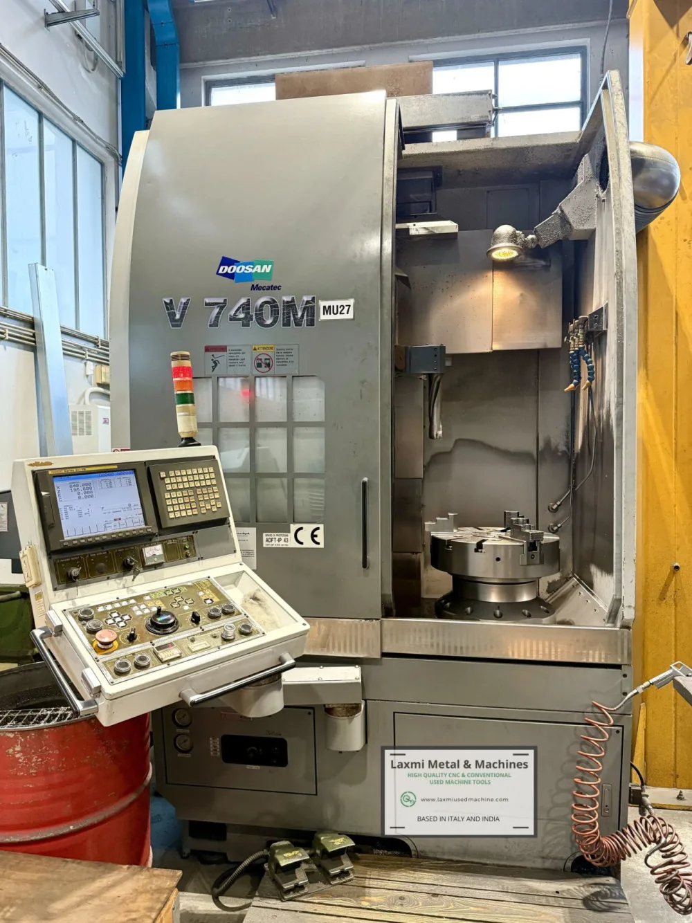 3 AXIS CNC VERTICAL TURNING CENTER, DOOSAN - V740 M - Laxmi Metal & Machines, Rohtak