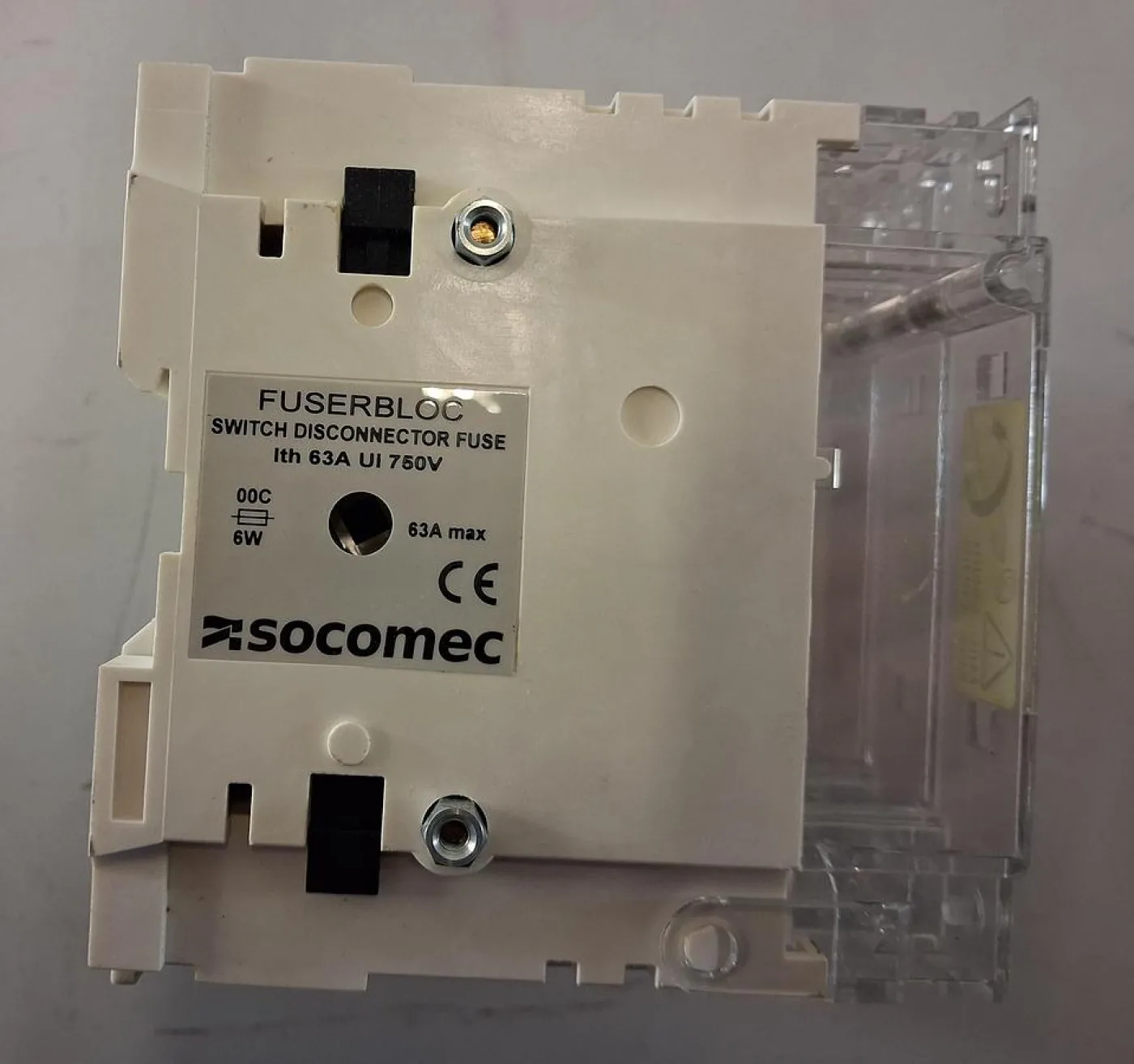 SOCOMEC FUSERBLOC 3-poliger Lasttrennschalter mit Sicherungsträger - 6