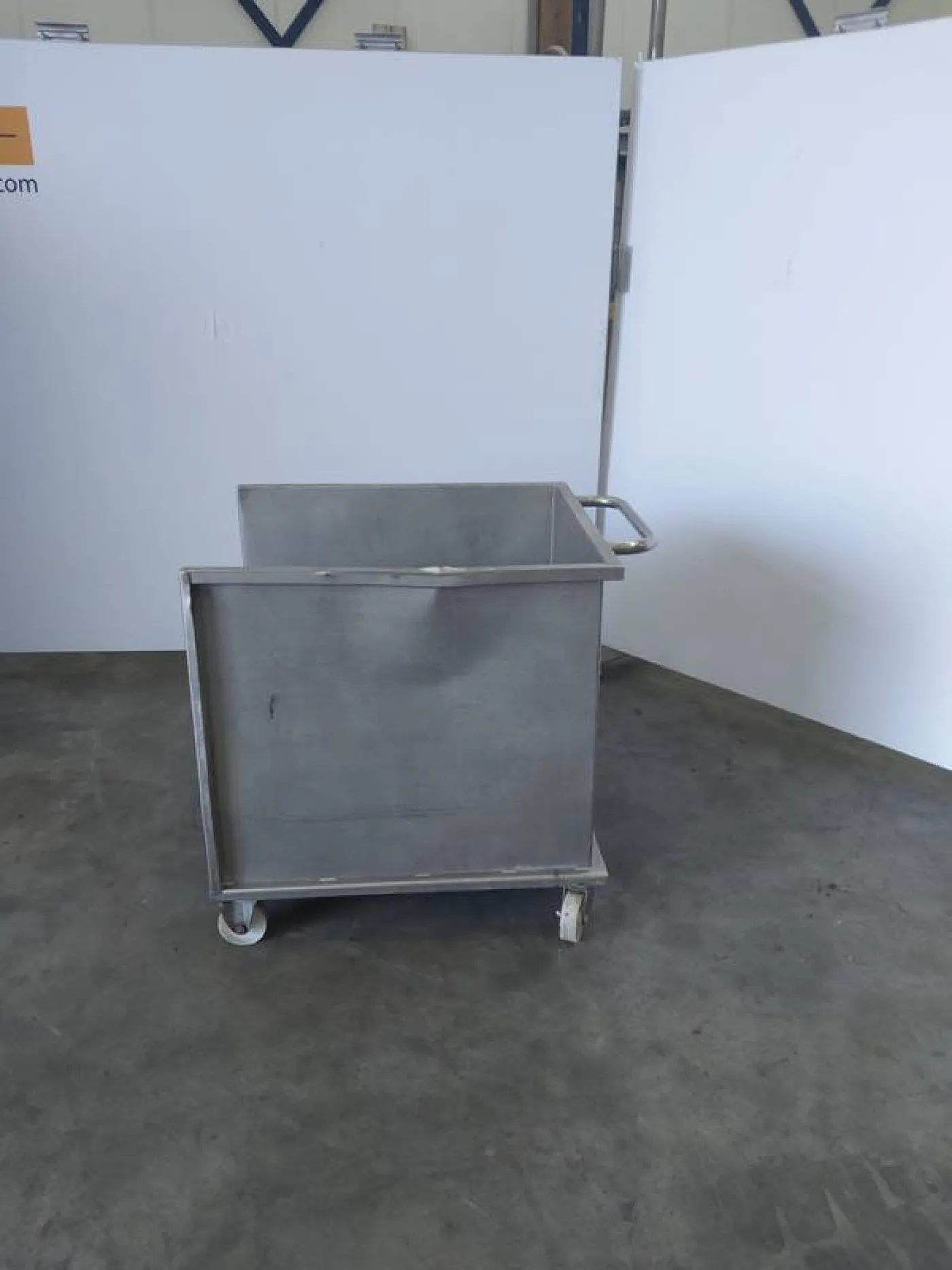 Stainless steel rolling bin - 4