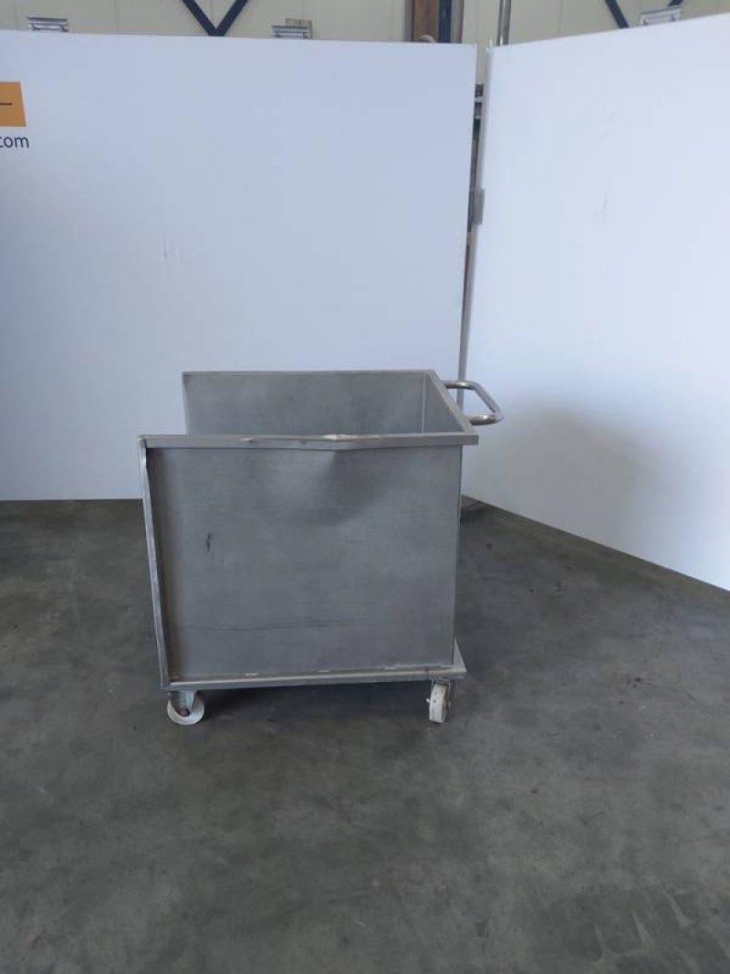 Stainless steel rolling bin
