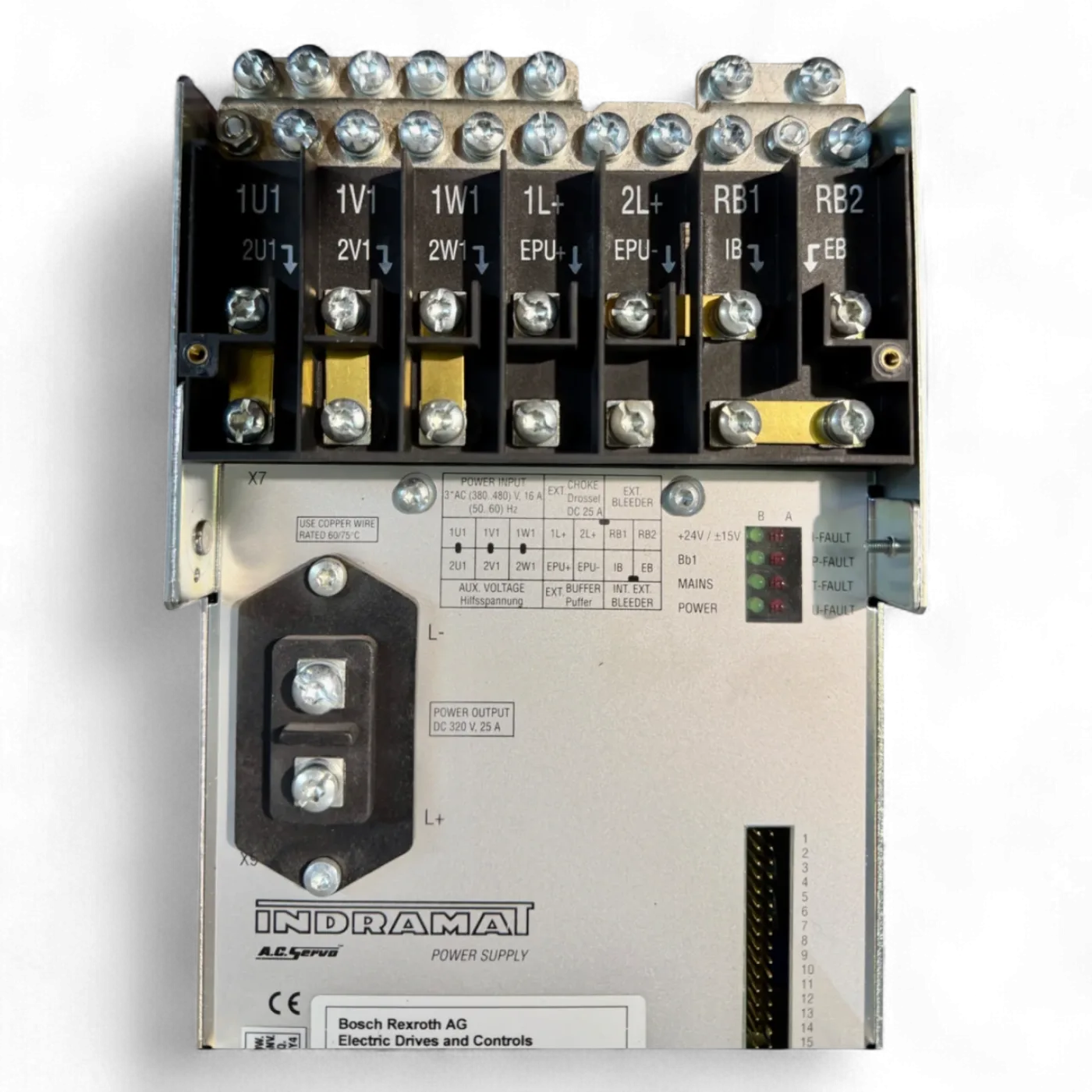 Bosch Rexroth Indramat Netzteil TVD 1.3-08-03 z.B. für HOMAG BOF BAZ 41/32 | Art.-Nr. R911268887 Power Supply Modu - 6