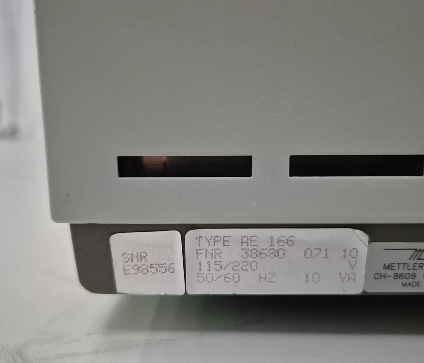 Mettler AE 166 Präzisionswaage - 8